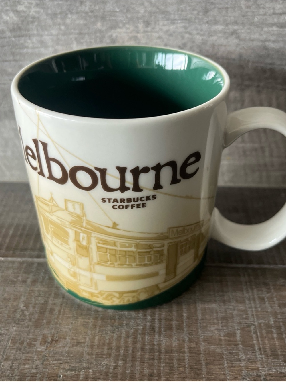 Starbucks Melbourn Australia Coffee Mug Cup 16oz 2014 Global City Icon Series